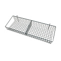 customerize red color wire basket for pegboard ,slatwal or mesh grid panel